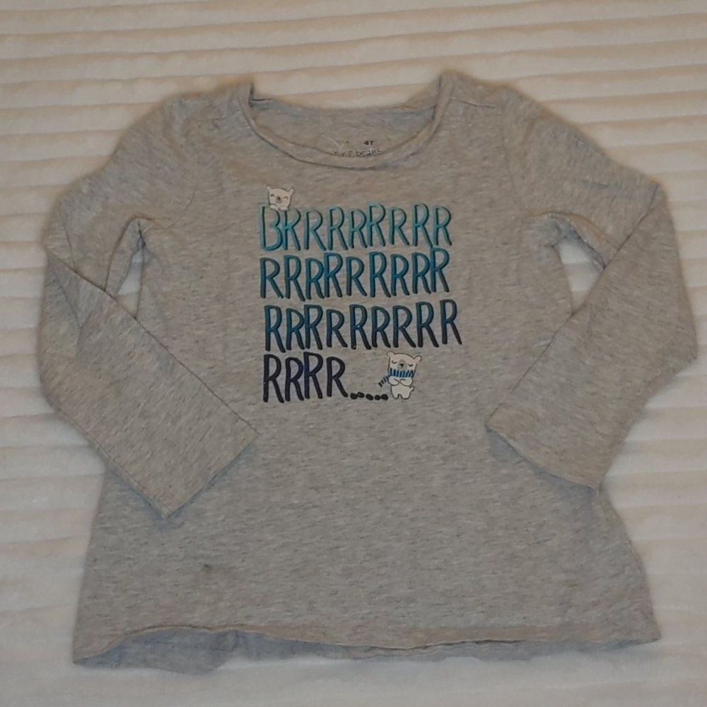 🎁Jumping Beans longsleeve tee sz 4T